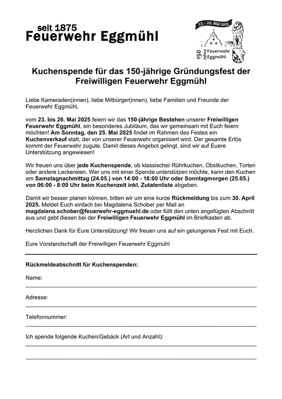 Kuchen spende